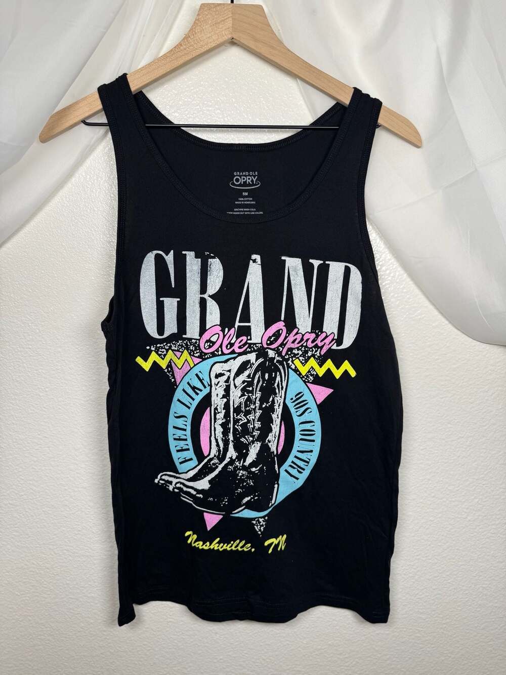 Grand Ole Opry 100% Cotton Feels Like 90s Country Nashville Tank Top